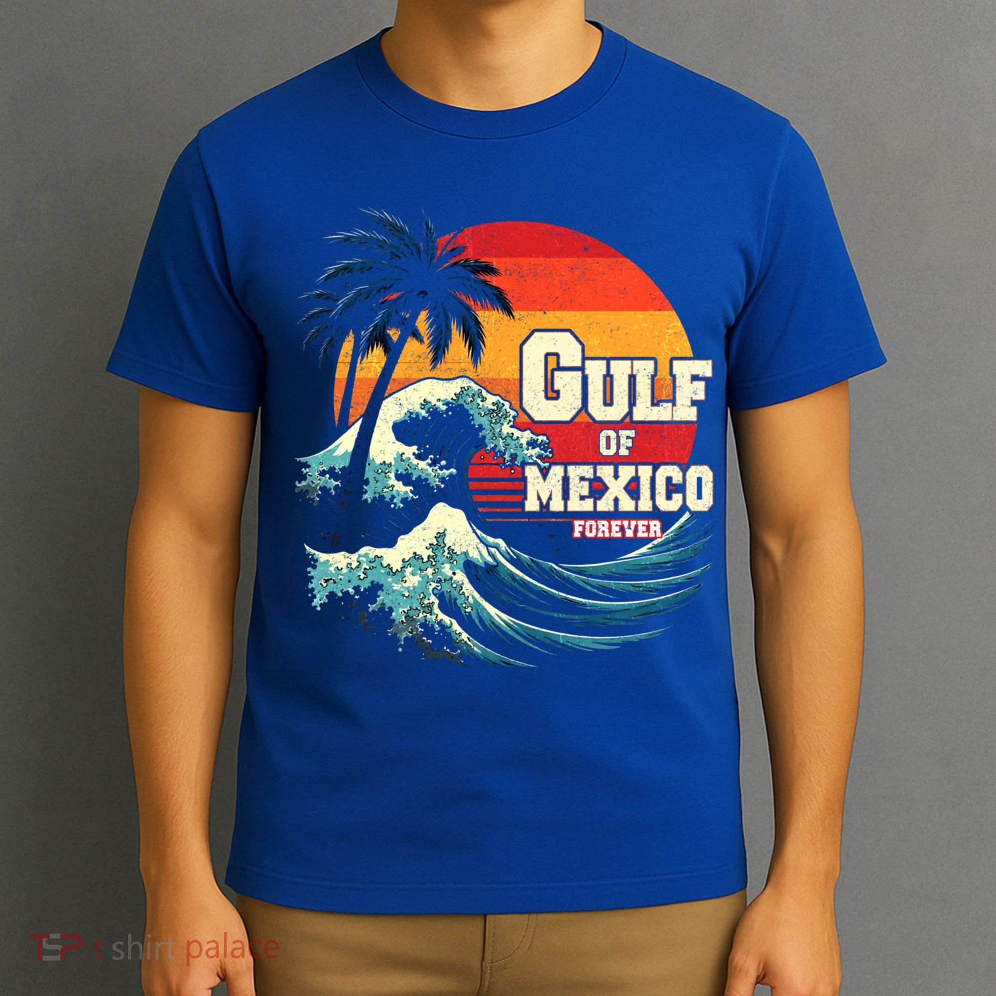 Gulf Of Mexico Forever Retro Vintage Beach Great Gift T-Shirt