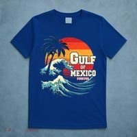 Gulf Of Mexico Forever Retro Vintage Beach Great Gift T-Shirt thumb 5