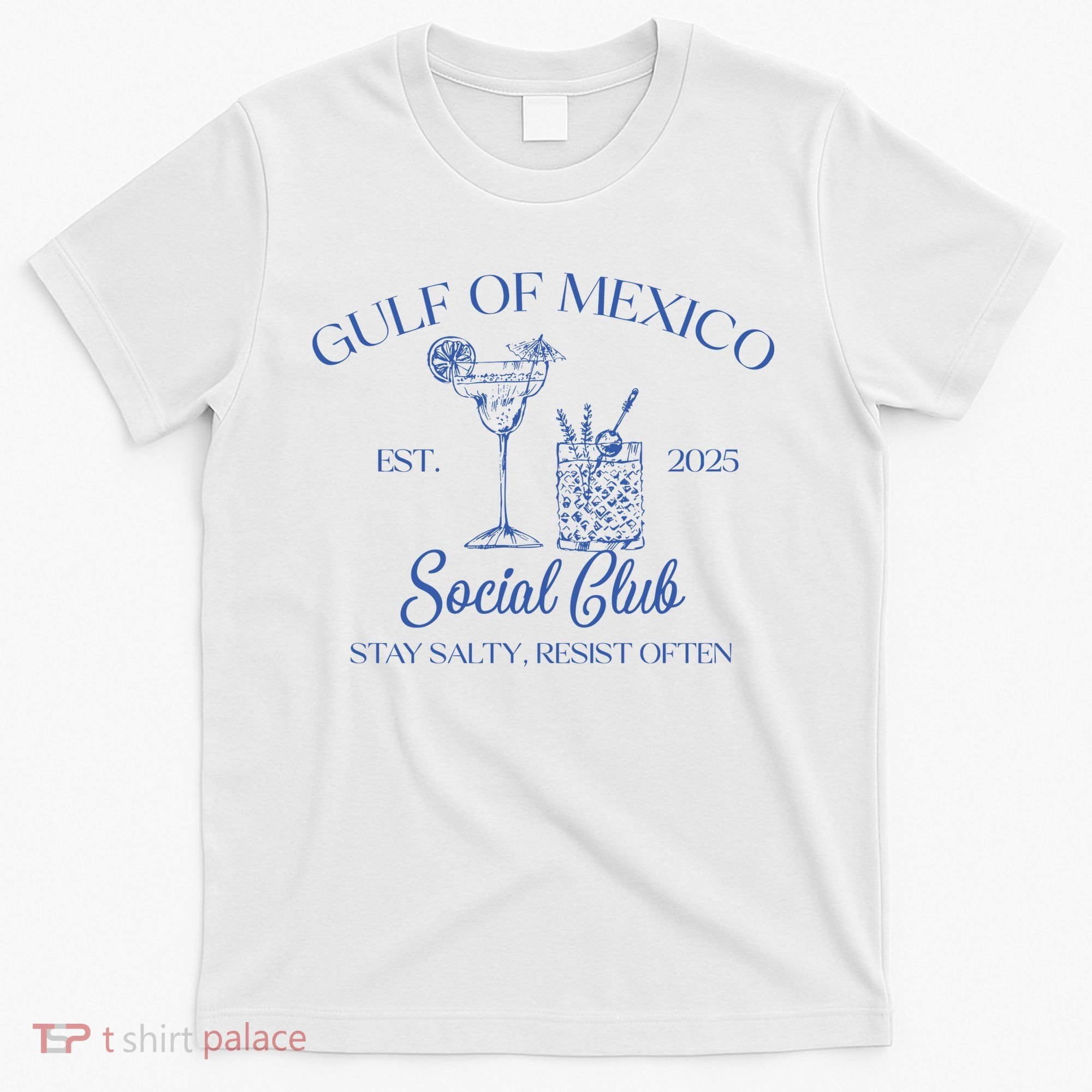 Gulf Of Mexico Social Club Stay Salty Resist Often T-Shirt