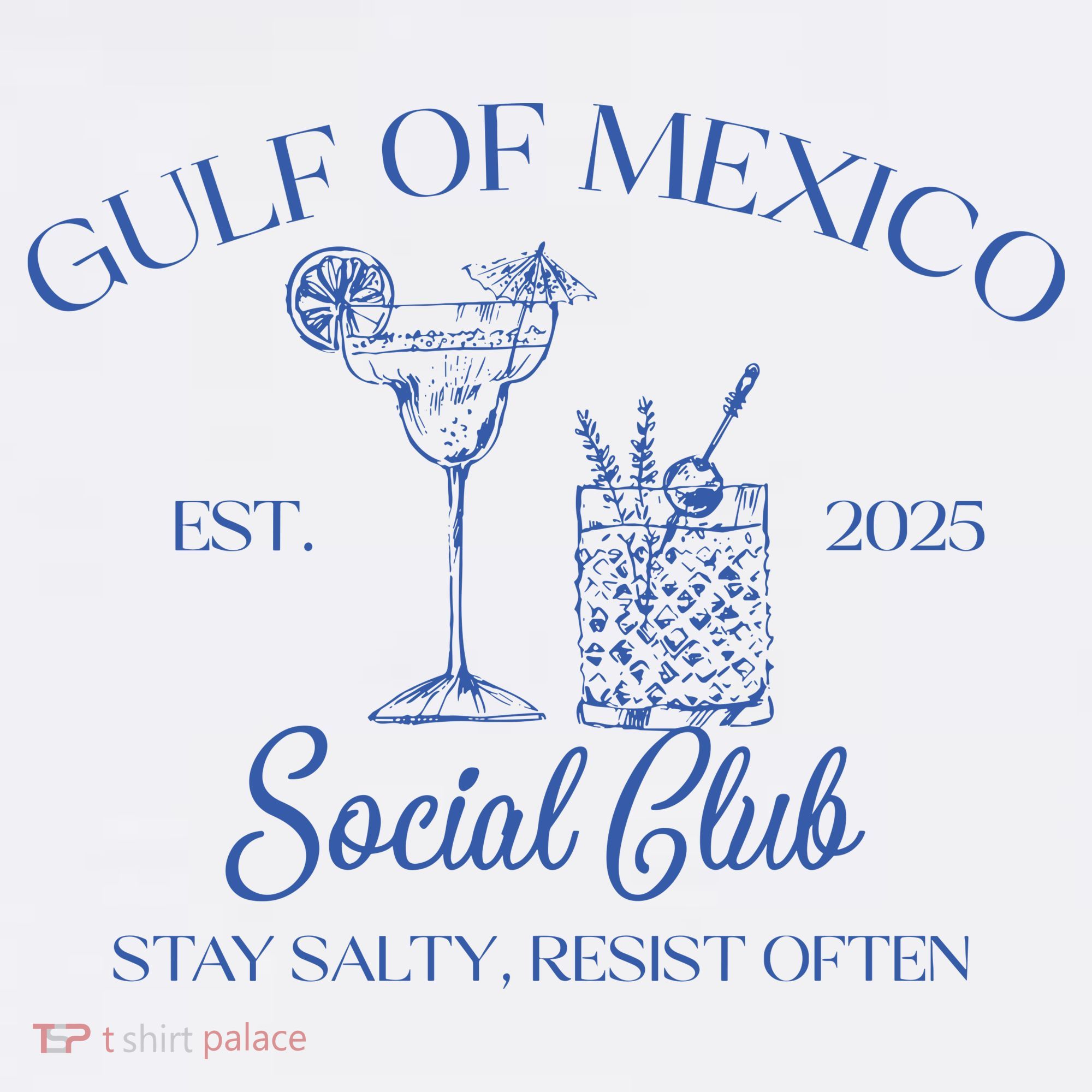 Gulf Of Mexico Social Club Stay Salty Resist Often Women's Tank Top
