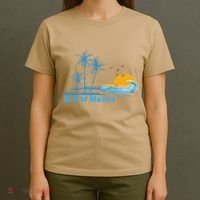 Gulf Of Mexico Since 1672 Retro Vintage Beach Sunset T-Shirt thumb 4
