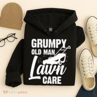 Grumpy Old Man Lawn Care Grass Cutting Lawn Mower Gift Hoodie thumb 4