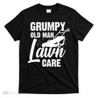 Grumpy Old Man Lawn Care Grass Cutting Lawn Mower Gift T-Shirt thumb 0