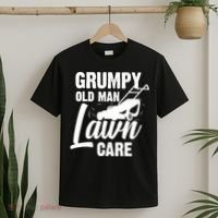 Grumpy Old Man Lawn Care Grass Cutting Lawn Mower Gift T-Shirt thumb 2