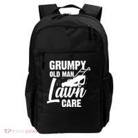 Grumpy Old Man Lawn Care Grass Cutting Lawn Mower Gift Backpack thumb 0