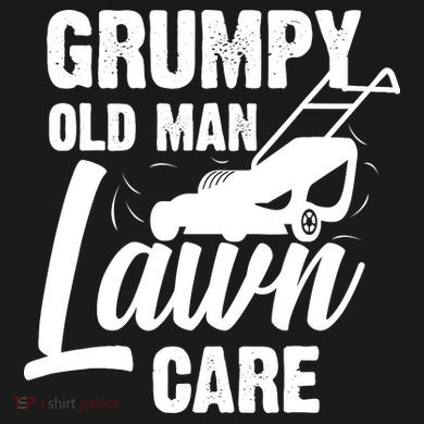 Grumpy Old Man Lawn Care Grass Cutting Lawn Mower Gift Backpack