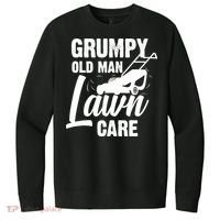 Grumpy Old Man Lawn Care Grass Cutting Lawn Mower Gift V.I.T. Fleece Crew Sweatshirt thumb 0
