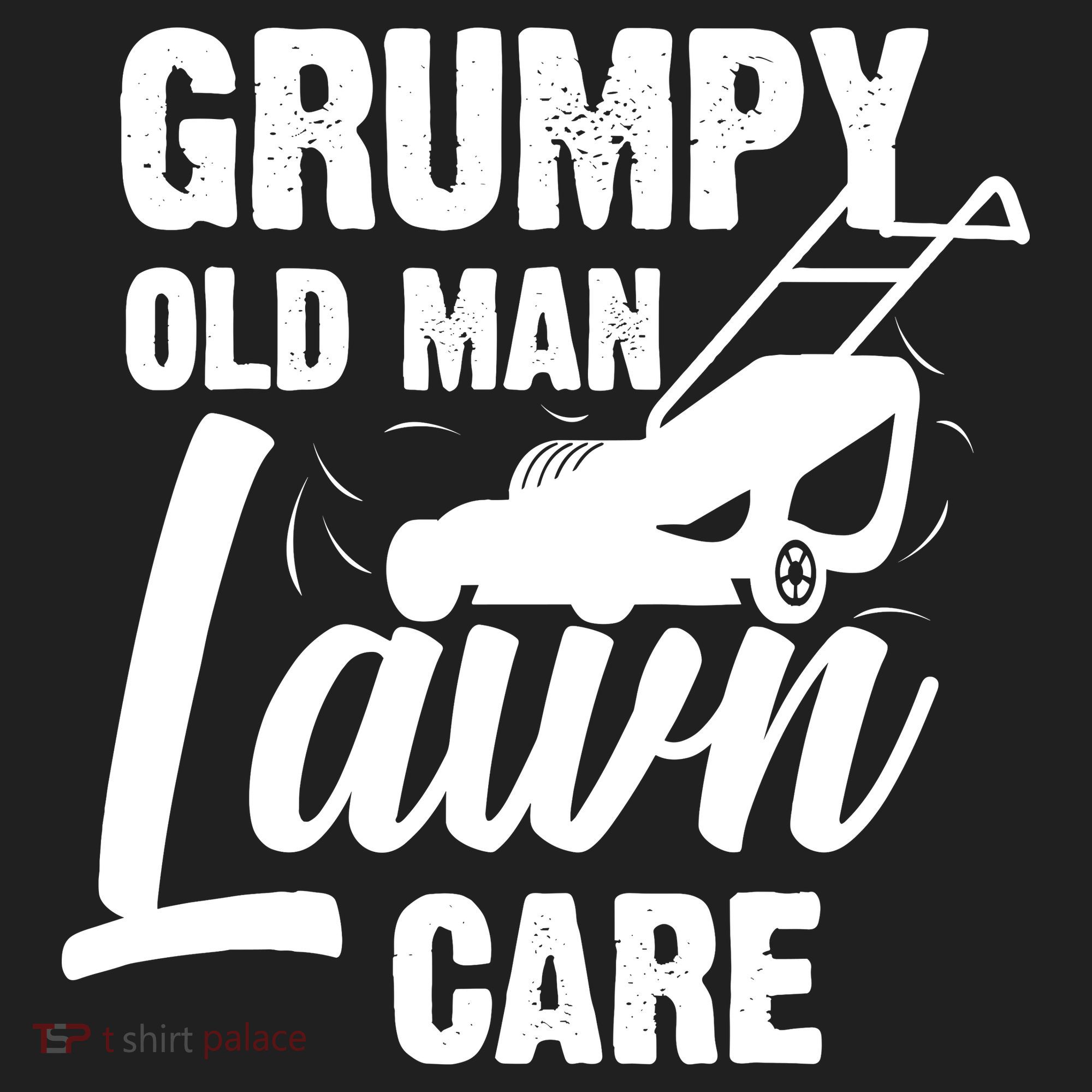 Grumpy Old Man Lawn Care Grass Cutting Lawn Mower Gift V.I.T. Fleece Crew Sweatshirt