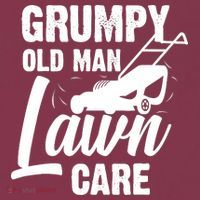 Grumpy Old Man Lawn Care Grass Cutting Lawn Mower Gift 16oz Travel Tumbler thumb 2