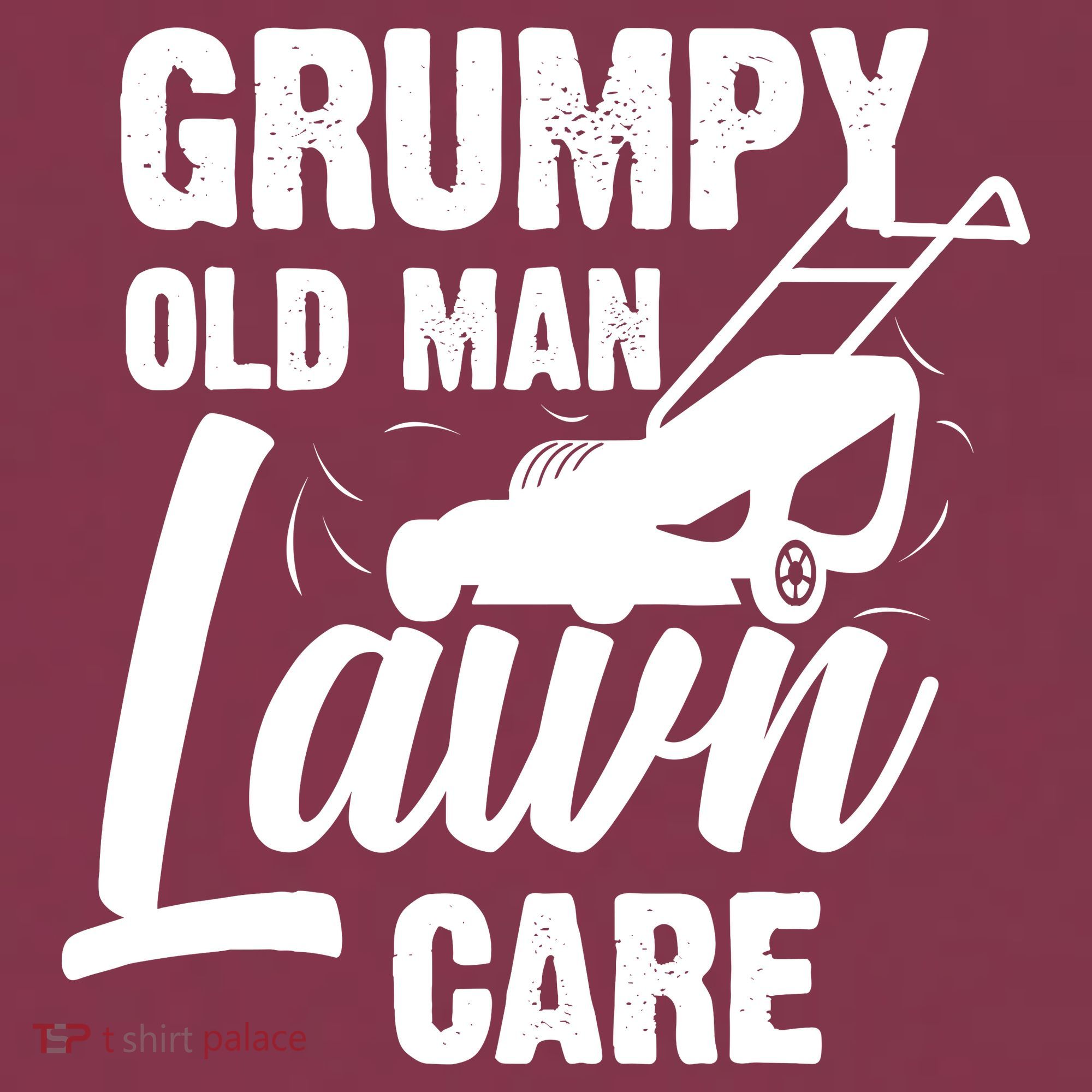 Grumpy Old Man Lawn Care Grass Cutting Lawn Mower Gift 16oz Travel Tumbler