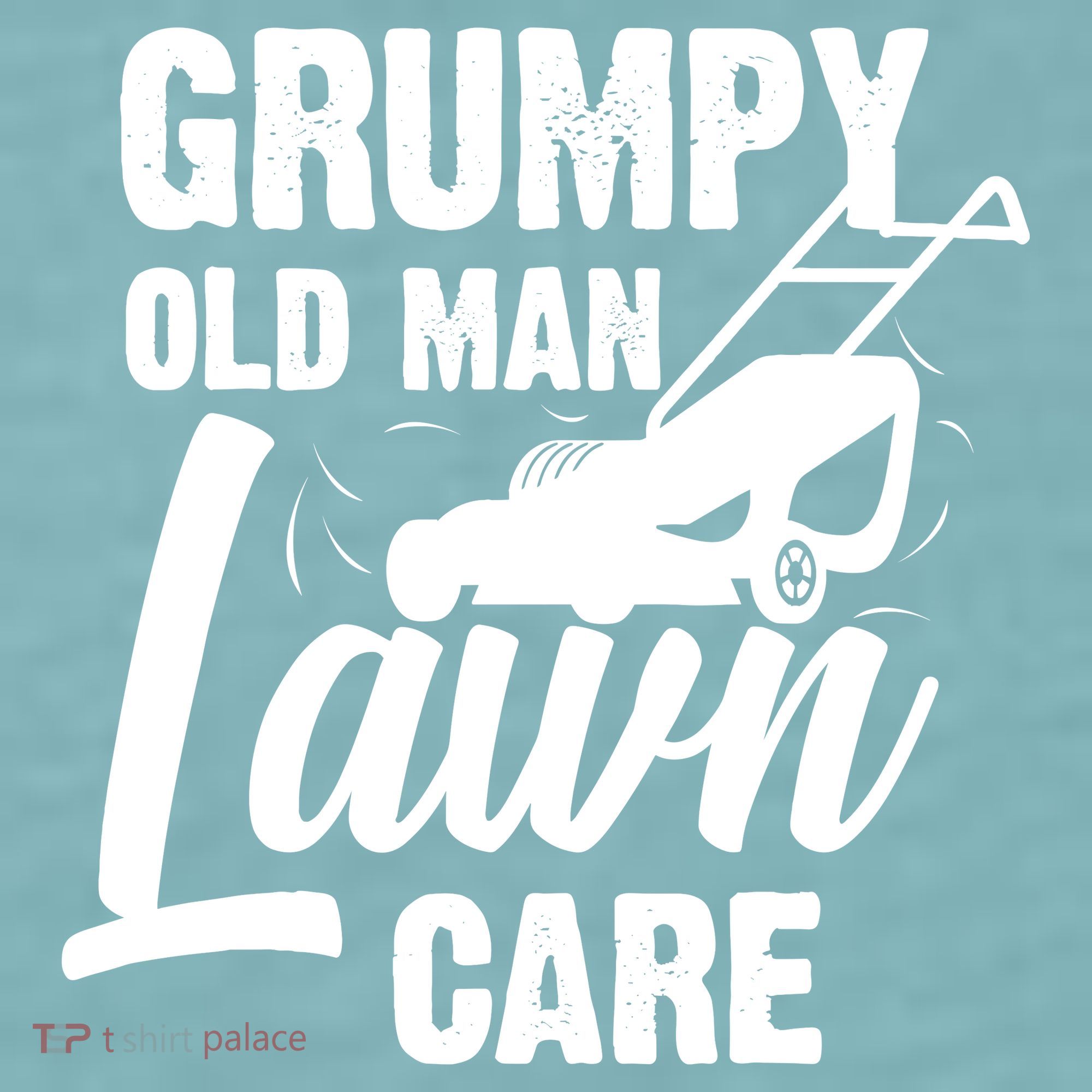 Grumpy Old Man Lawn Care Grass Cutting Lawn Mower Gift Sueded Cloud Jersey T-Shirt