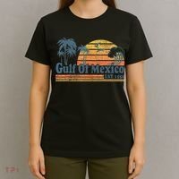 Gulf Of Mexico Est 1550 Retro Vintage Beach Gulf Of Mexico Gift T-Shirt thumb 4