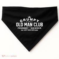 Grumpy Old Man Club USA-Made Doggie Bandana thumb 0