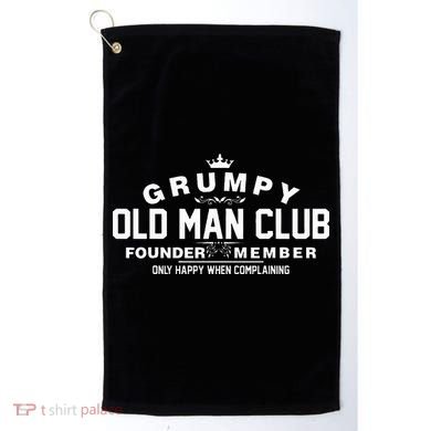 Grumpy Old Man Club Golf Towel