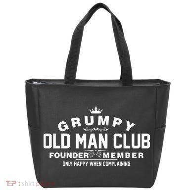 Grumpy Old Man Club Tote Bag