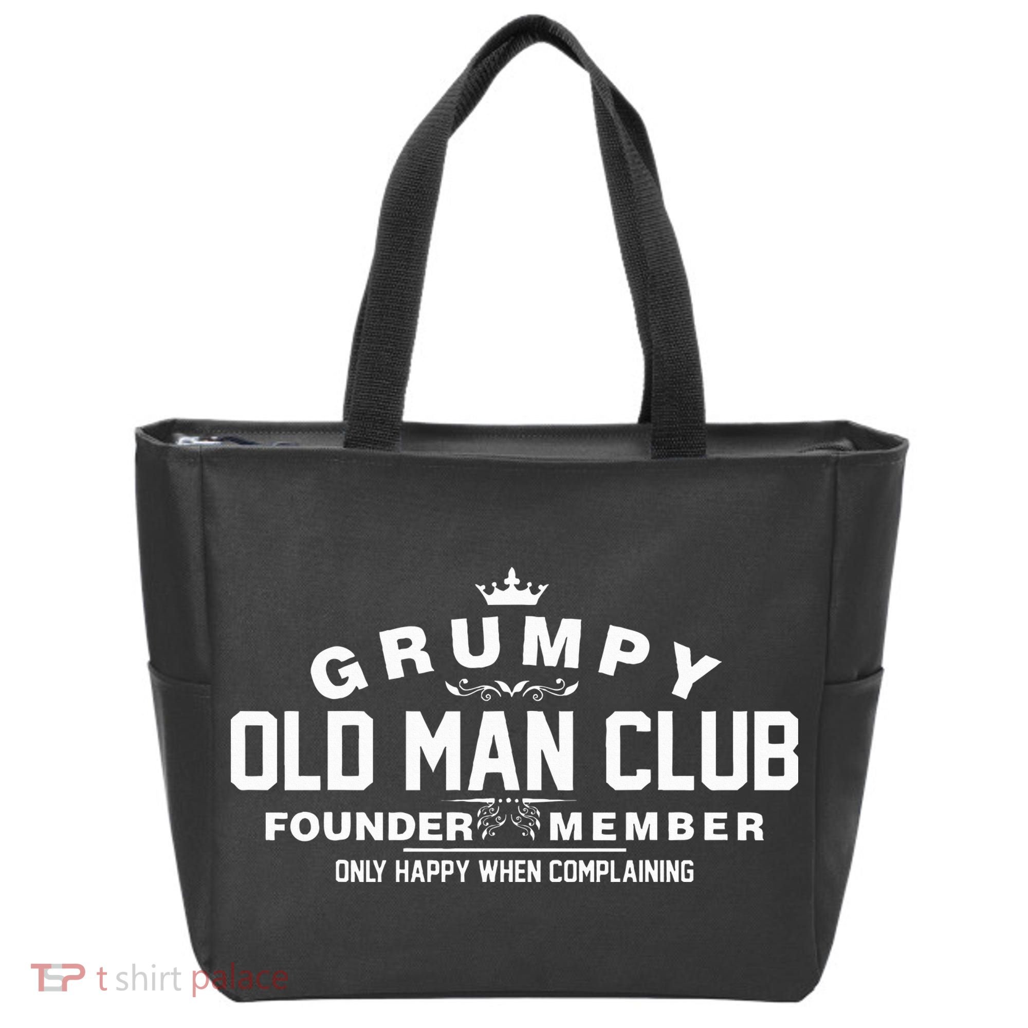 Grumpy Old Man Club Tote Bag