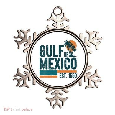 Gulf Of Mexico Est 1550 Retro Vintage Ornament