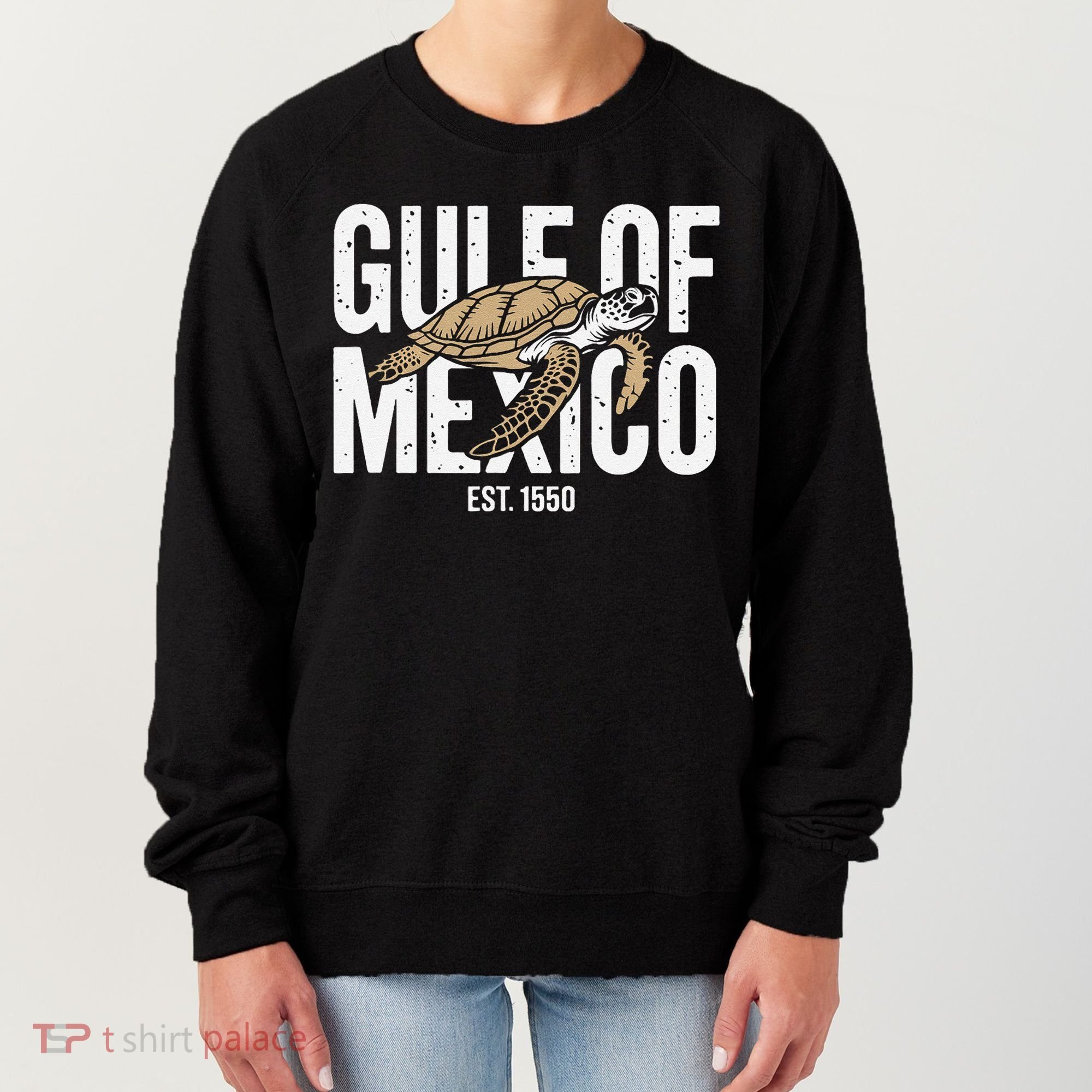 Gulf of Mexico with Turtle Women's Sweatshirt