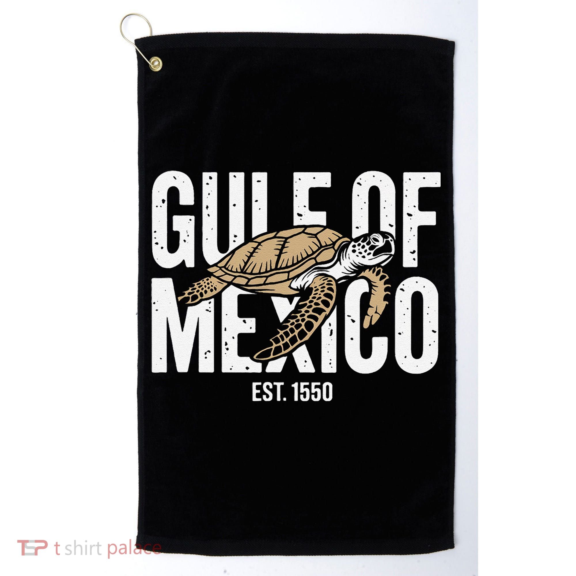 Gulf of Mexico with Turtle Golf Towel