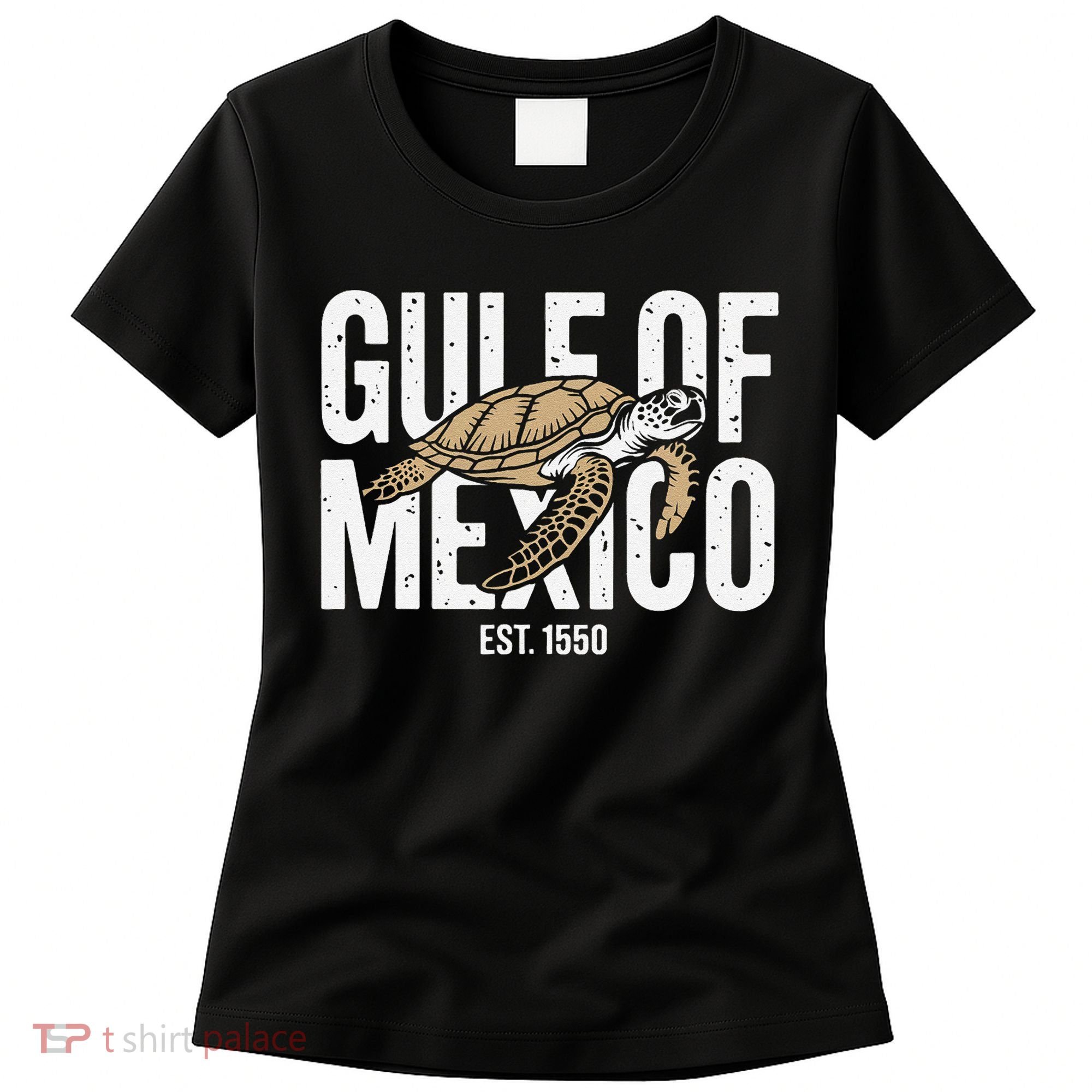 Gulf of Mexico with Turtle Women's T-Shirt