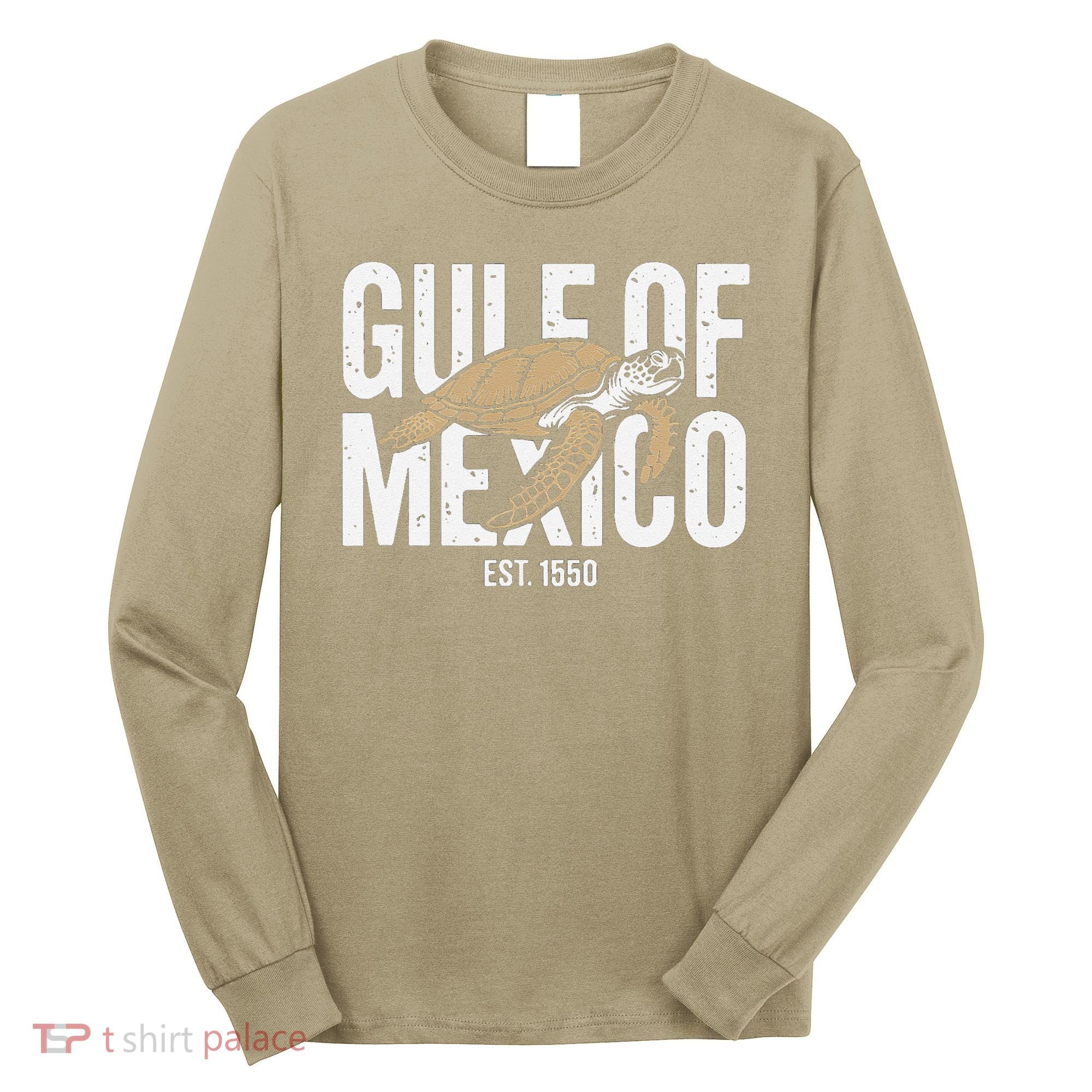 Gulf of Mexico with Turtle Long Sleeve Shirt