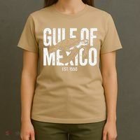 Gulf of Mexico with Turtle T-Shirt thumb 4