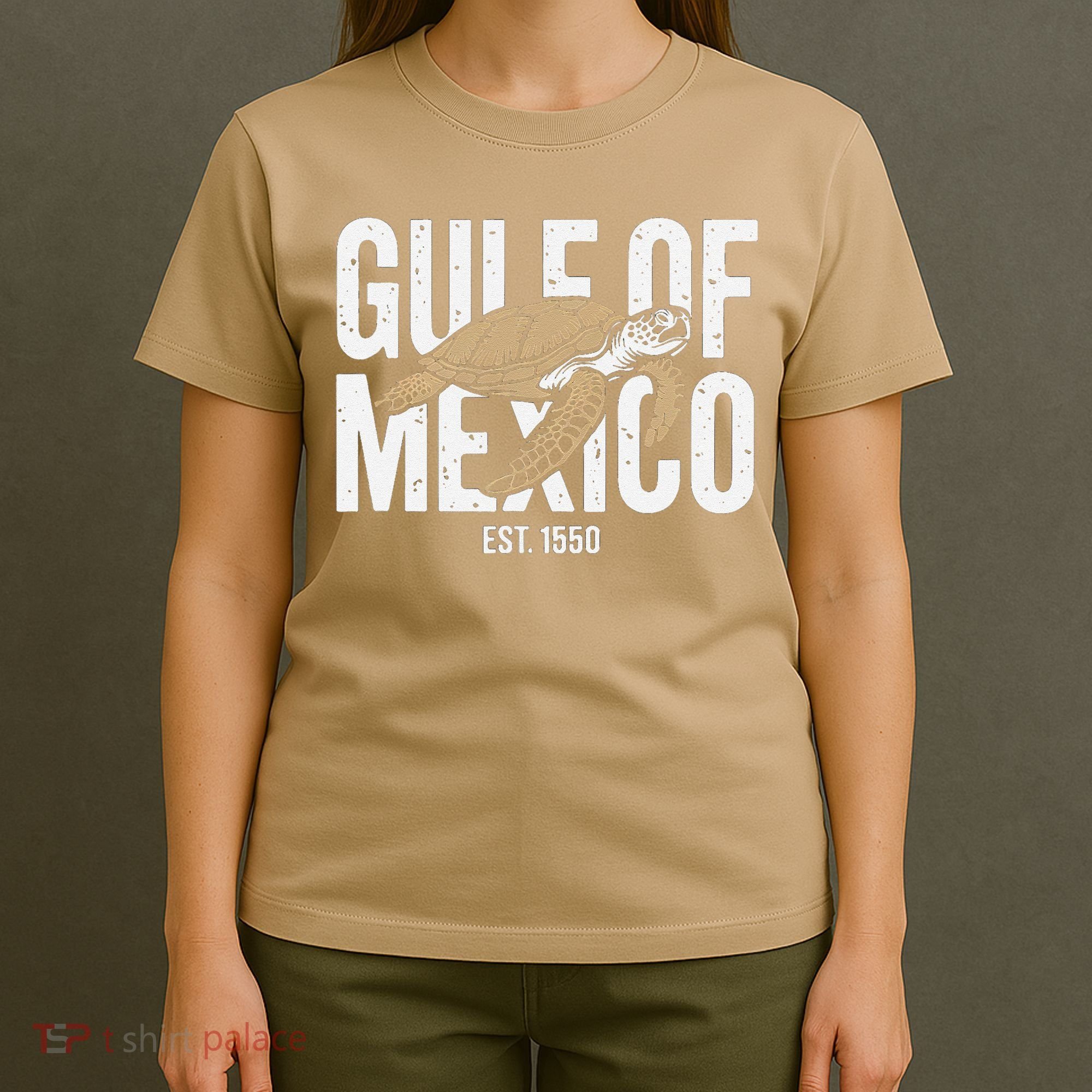 Gulf of Mexico with Turtle T-Shirt