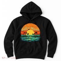 Gulf Of Mexico Beach Palms Summer Vacation Hoodie thumb 0