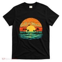 Gulf Of Mexico Beach Palms Summer Vacation T-Shirt thumb 0