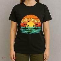 Gulf Of Mexico Beach Palms Summer Vacation T-Shirt thumb 4