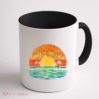 Gulf Of Mexico Beach Palms Summer Vacation Coffee Mug thumb 1