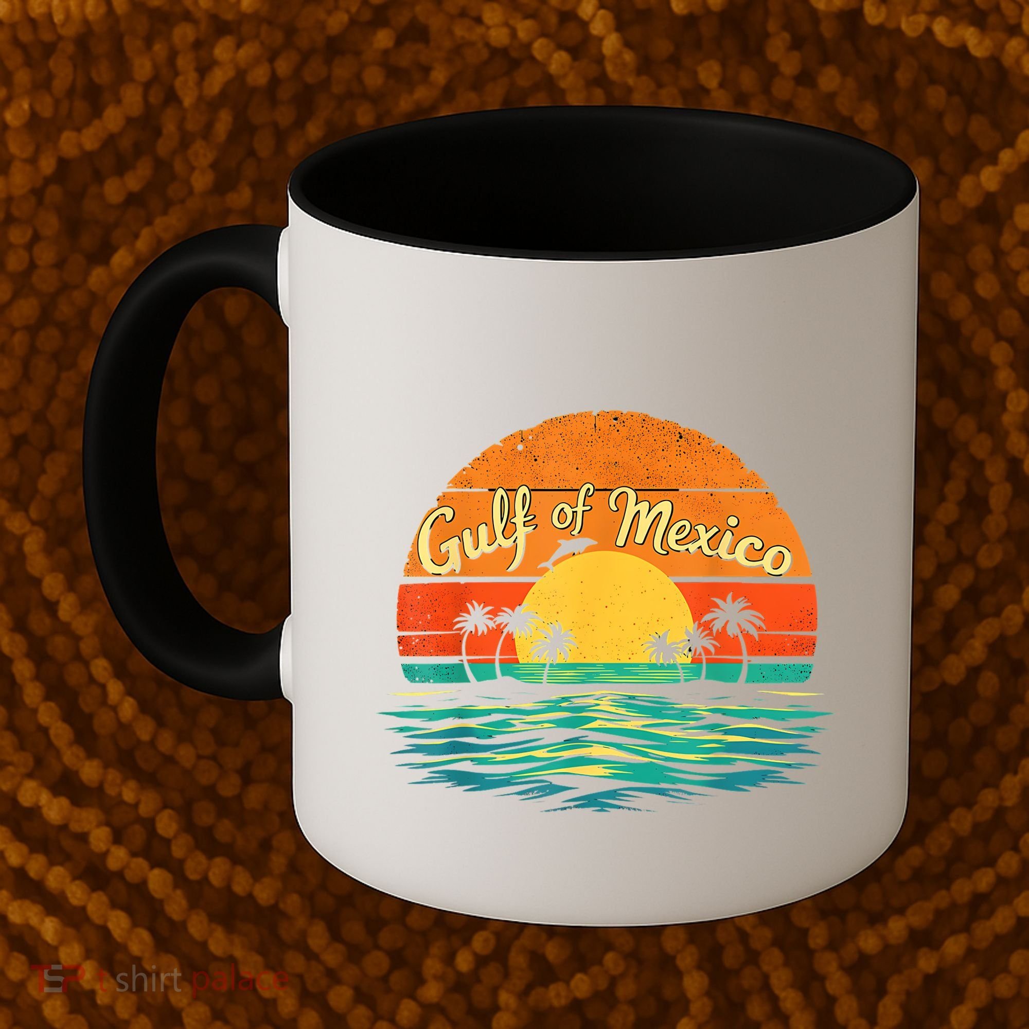 Gulf Of Mexico Beach Palms Summer Vacation Coffee Mug