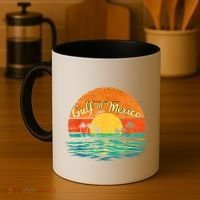 Gulf Of Mexico Beach Palms Summer Vacation Coffee Mug thumb 4
