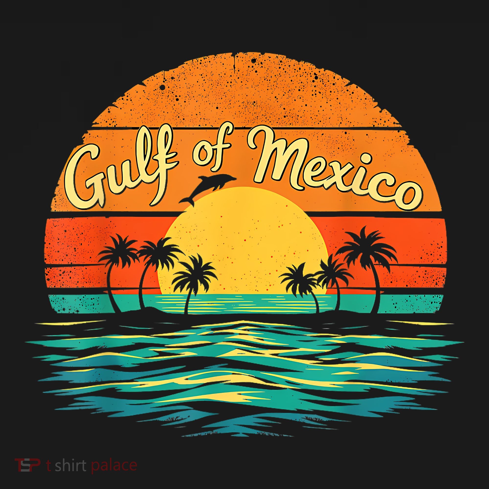 Gulf Of Mexico Beach Palms Summer Vacation Women's Hoodie