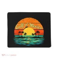 Gulf Of Mexico Beach Palms Summer Vacation Mousepad thumb 0