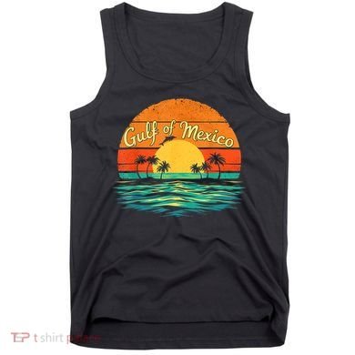 Gulf Of Mexico Beach Palms Summer Vacation Tank Top