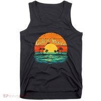 Gulf Of Mexico Beach Palms Summer Vacation Tank Top thumb 0