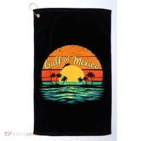 Gulf Of Mexico Beach Palms Summer Vacation Golf Towel thumb 0