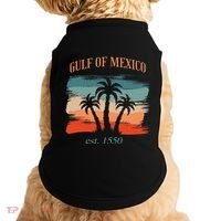 Gulf Of Mexico Established 1550 Funny America Map Meme Doggie Tank thumb 0