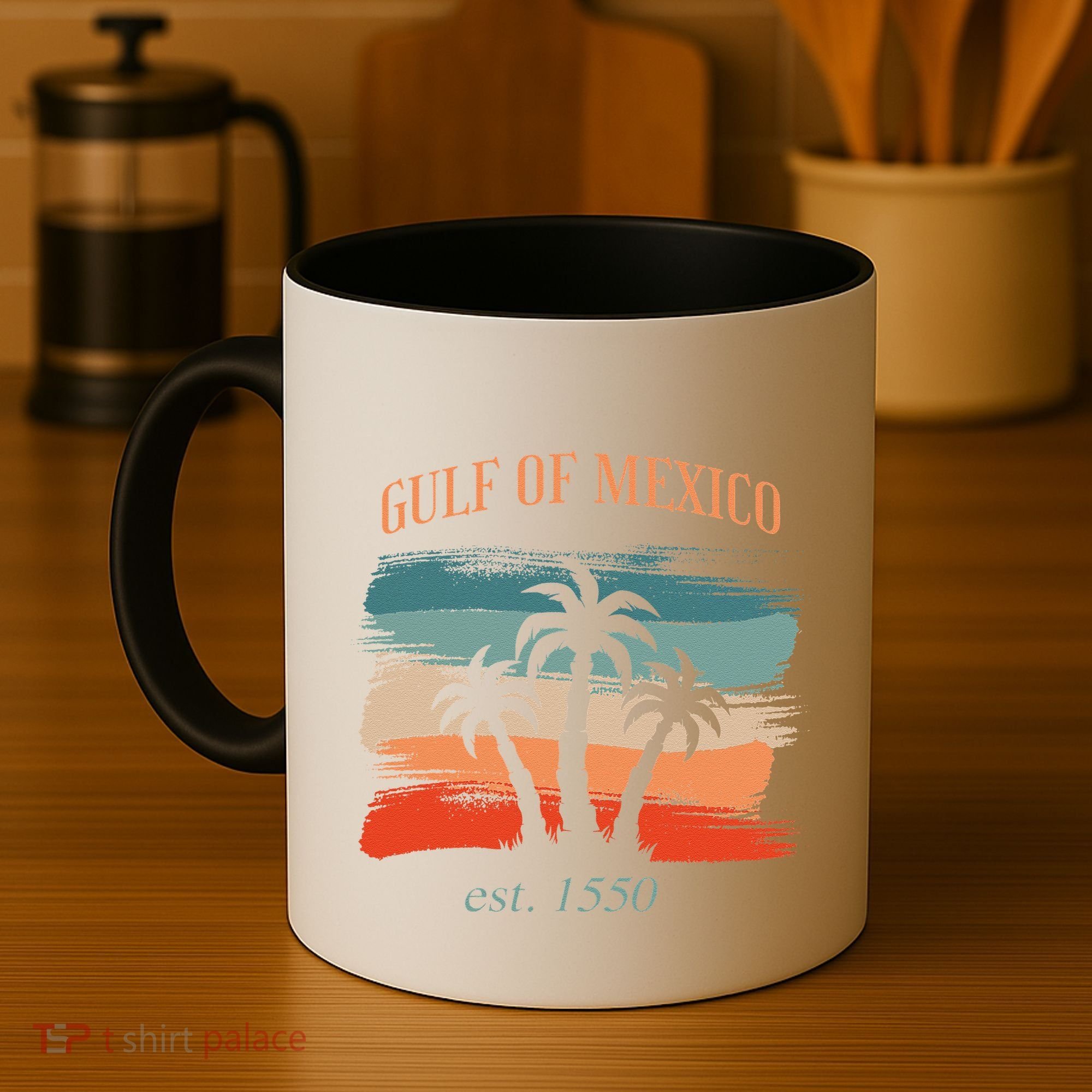 Gulf Of Mexico Established 1550 Funny America Map Meme Coffee Mug