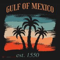 Gulf Of Mexico Established 1550 Funny America Map Meme Coaster thumb 2