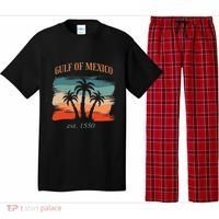 Gulf Of Mexico Established 1550 Funny America Map Meme Pajama Set thumb 0