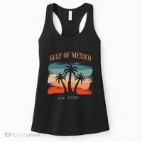 Gulf Of Mexico Established 1550 Funny America Map Meme Women's Tank Top thumb 0