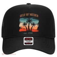 Gulf Of Mexico Established 1550 Funny America Map Meme Hat thumb 0