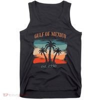 Gulf Of Mexico Established 1550 Funny America Map Meme Tank Top thumb 0