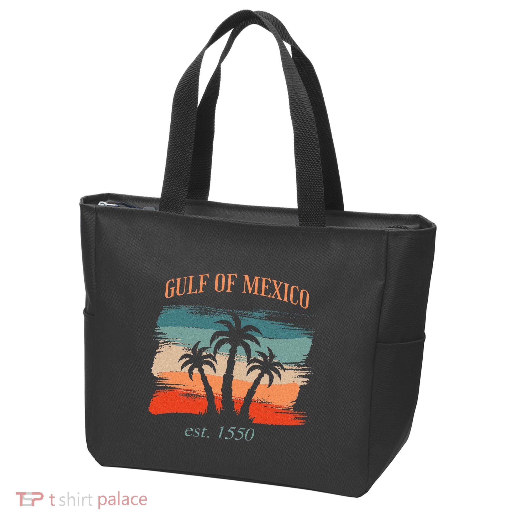 Gulf Of Mexico Established 1550 Funny America Map Meme Tote Bag