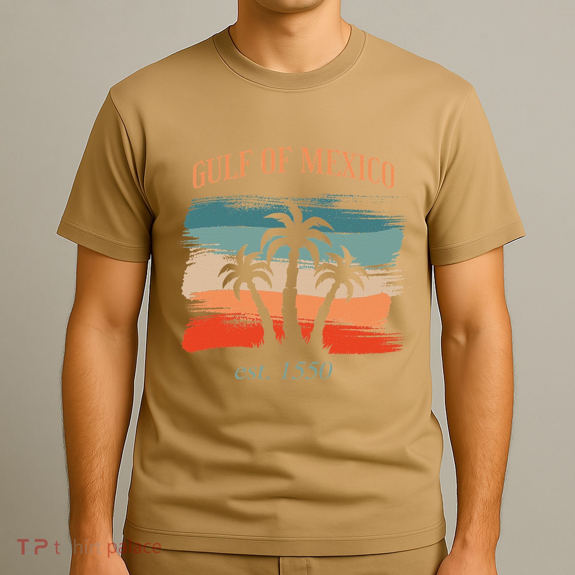 Gulf Of Mexico Established 1550 Funny America Map Meme T-Shirt