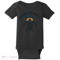 Gulf Of Mexico Est 1550 Forever Not US America With Turtle Baby Bodysuit thumb 0