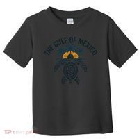 Gulf Of Mexico Est 1550 Forever Not US America With Turtle Toddler T-Shirt thumb 0