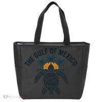 Gulf Of Mexico Est 1550 Forever Not US America With Turtle Tote Bag thumb 0